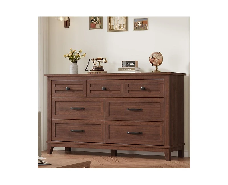 gaomon 54" Wide Storage Freestanding Drawer Dresser