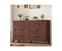gaomon 54" Wide Storage Freestanding Drawer Dresser