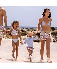 Snapper Rock Little Girls Ciao Paradiso Ruffle Set