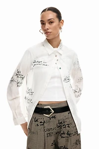 Desigual Women's Long-sleeved paradise shirt