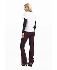 Desigual Women's Short-sleeve heart T-shirt