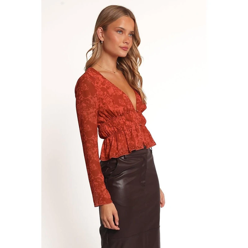 Petal and Pup Women's Monica Long Sleeve Top