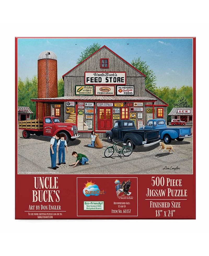 SunsOut Uncle Buck's 500 piece Jigsaw Puzzle for Adults
