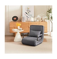 Cesicia Convertible Sofa for Adults Folding Futon Bed with Adjustable Backrest Small Spaces & Office