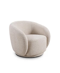 Streamdale Swivel Boucle Accent Chair