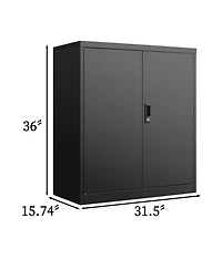 Streamdale Storage Locker Cabinet with Door Locks & Adjustable Shelves