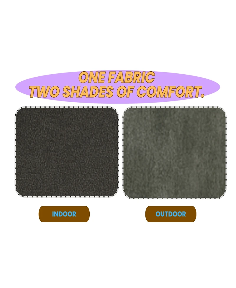 Streamdale Furniture Streamdale Dark Gray Bunny-Ear Pet-Friendly Armchair with Scratch-Resistant Fabric