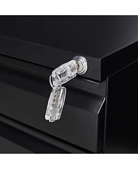 Streamdale Furniture 3-Drawer Mobile Locking File Cabinet (Black)
