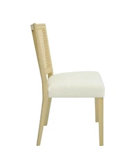 Streamdale Furniture Rattan Dining Chair Without Arm Set of 2
