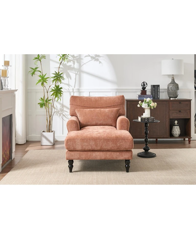 Streamdale Furniture Modern Chaise Lounge Sofa Recliner