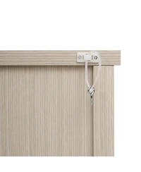 Streamdale Furniture Carved 2-Door Storage Cabinet with Adjustable Shelf