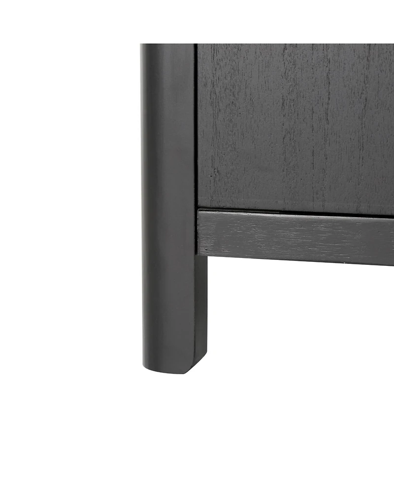 Streamdale Furniture Farmhouse 4-Door Cabinet Rustic Accent