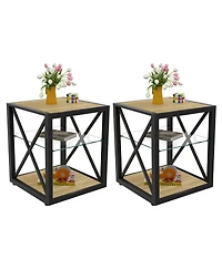 Streamdale Furniture Modern End Table Set of 2