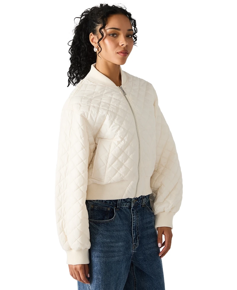 Steve Madden Women's Zippered Darla Jacket