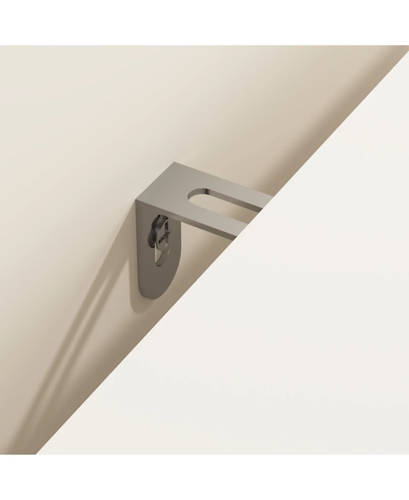 Streamdale Furniture End Table with Usb C Charging, 2 Drawers, Storage Cabinet - White