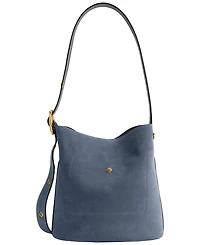 Coach Bleecker Medium Suede Bucket Bag