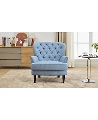 Streamdale Furniture Upholstered Lounge Chair with Trim