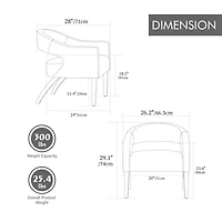 Streamdale Furniture Upholstered Accent Armchair