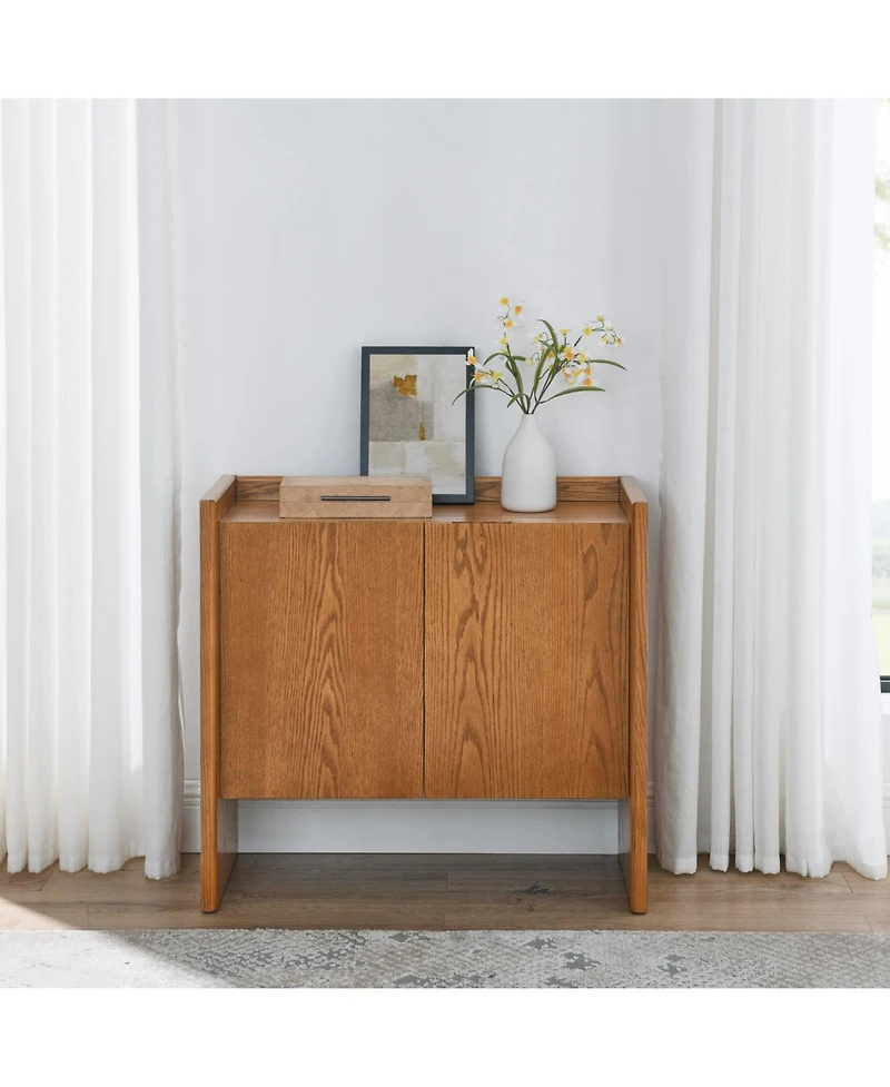 Streamdale Furniture Walnut Sideboard with Ample Storage