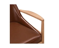 Streamdale Pu Leather Accent Chairs (Set of 2)