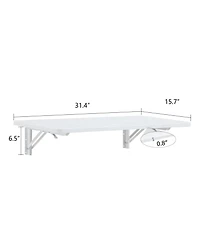 Streamdale Furniture Streamdale Wall Mounted Folding Table - Small Space Fold Down Desk/Workbench