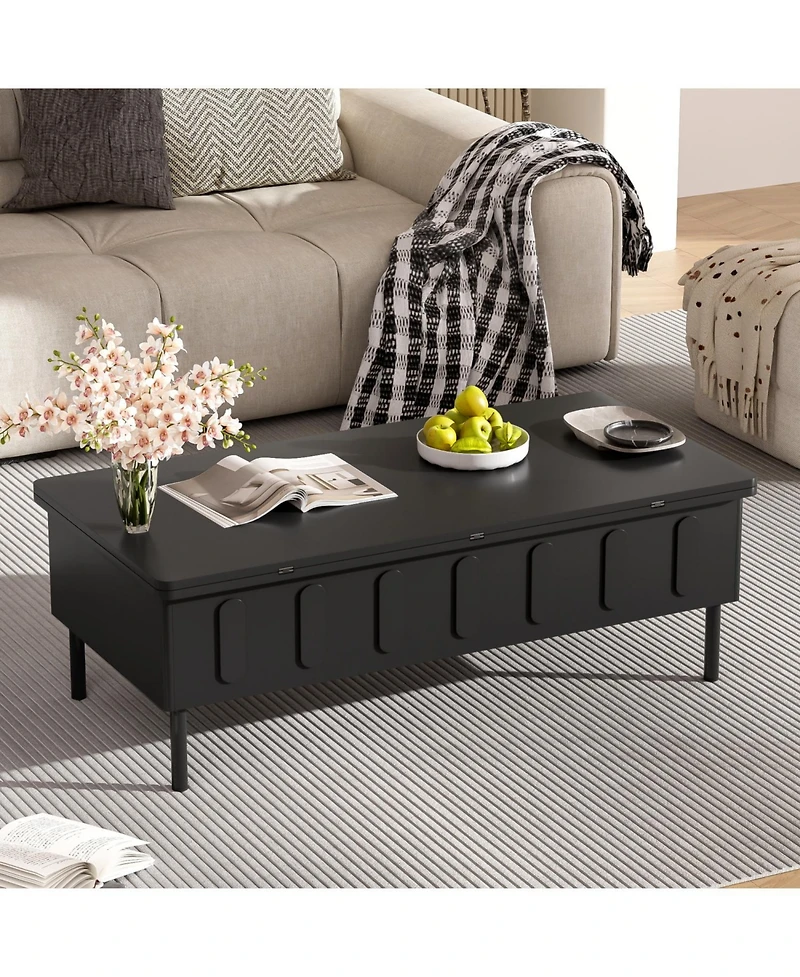 Streamdale Furniture Streamdale Lift-Top Coffee Table w/ Drawers & Hidden Storage