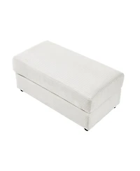 Streamdale Furniture Modern 3-Seater Sectional Sofa w/ Ottoman, Usb