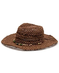 Steve Madden Beaded Trim Classic Western Hat