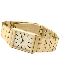 Breda Women's 'Virgil' Gold Stainless Steel Bracelet Watch