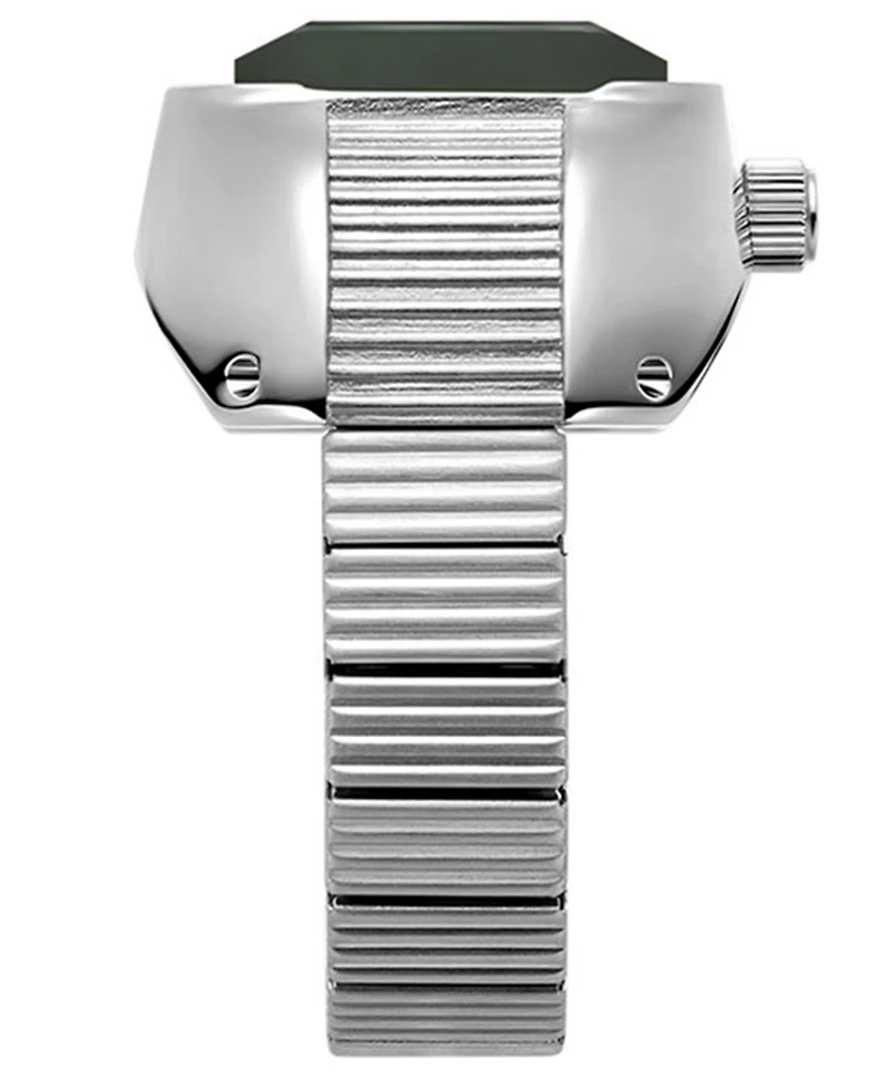 Breda Women's 'Nocturne' Silver Expandable Ring Watch, 16mm