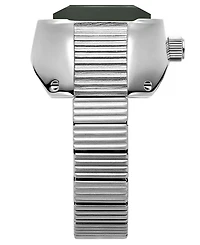 Breda Women's 'Nocturne' Silver Expandable Ring Watch, 16mm