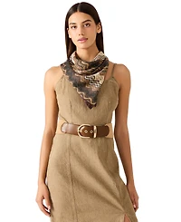 Steve Madden Wavy Shimmer Square Scarf