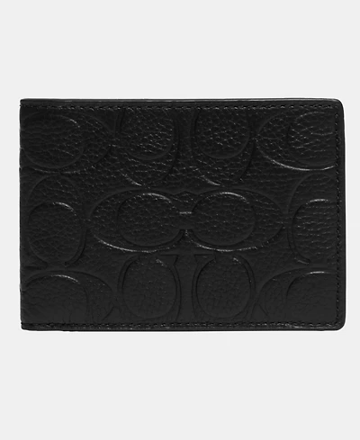 Coach Men's Slim Billfold Leather Wallet