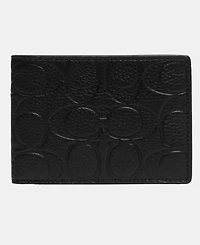 Coach Men's Slim Billfold Leather Wallet