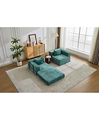 Streamdale Furniture Streamdale Compression Convertible Floor Sofa Bed