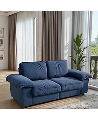 Streamdale Furniture Modern Storage Loveseat Sofa - Small Space Living