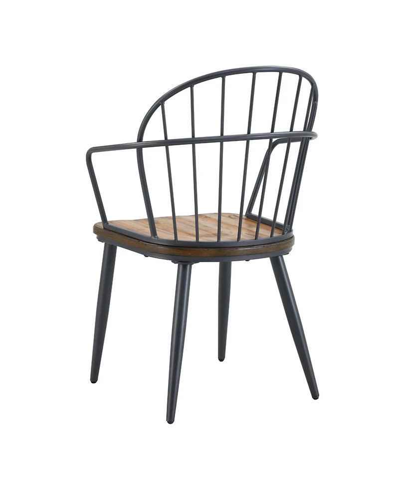 Streamdale Furniture Industrial Birch 5-Piece Dining Set