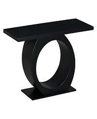 Streamdale Furniture Mira Modern Console Table with Egg Base, Enhanced Stability and Design