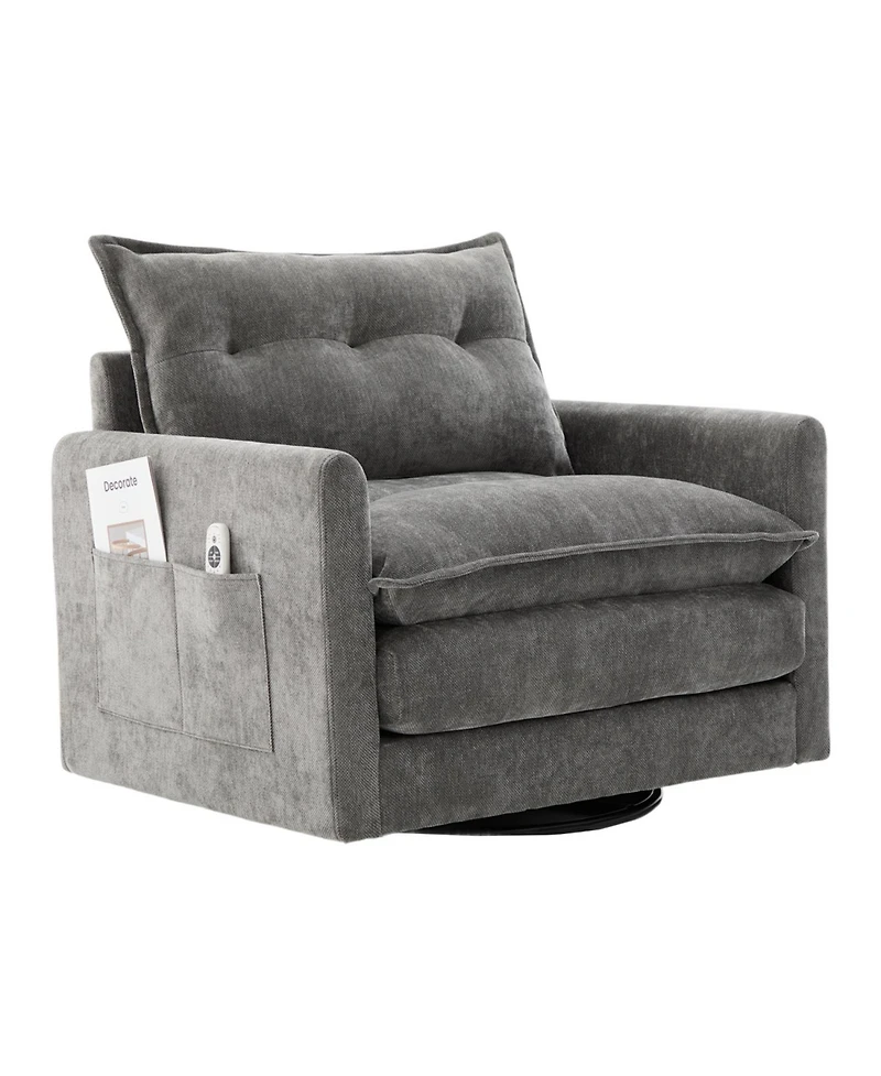Streamdale Furniture Swivel Barrel Accent Chair