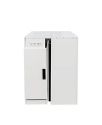 Streamdale Extendable Dining Table with Outlet & Storage