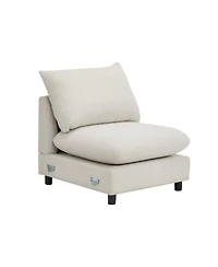 Streamdale Furniture 99" 4-Piece L-Shaped Modular Sectional Sofa