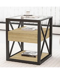 Streamdale Furniture Modern End Table Set of 2