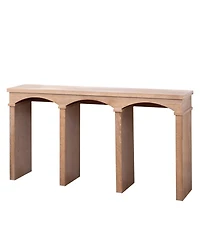 Streamdale Furniture Rustic Archway Console Table