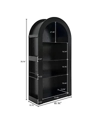 Streamdale Furniture 78" Arched Bookcase