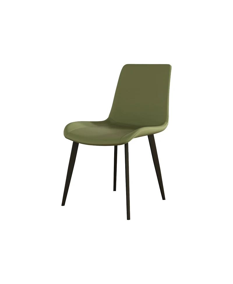 Streamdale Furniture Streamdale Modern Faux Leather Dining Chairs (Set of 2)