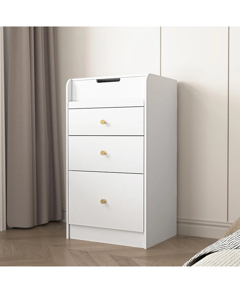 Streamdale Furniture White Vanity Desk with Mirror for Makeup