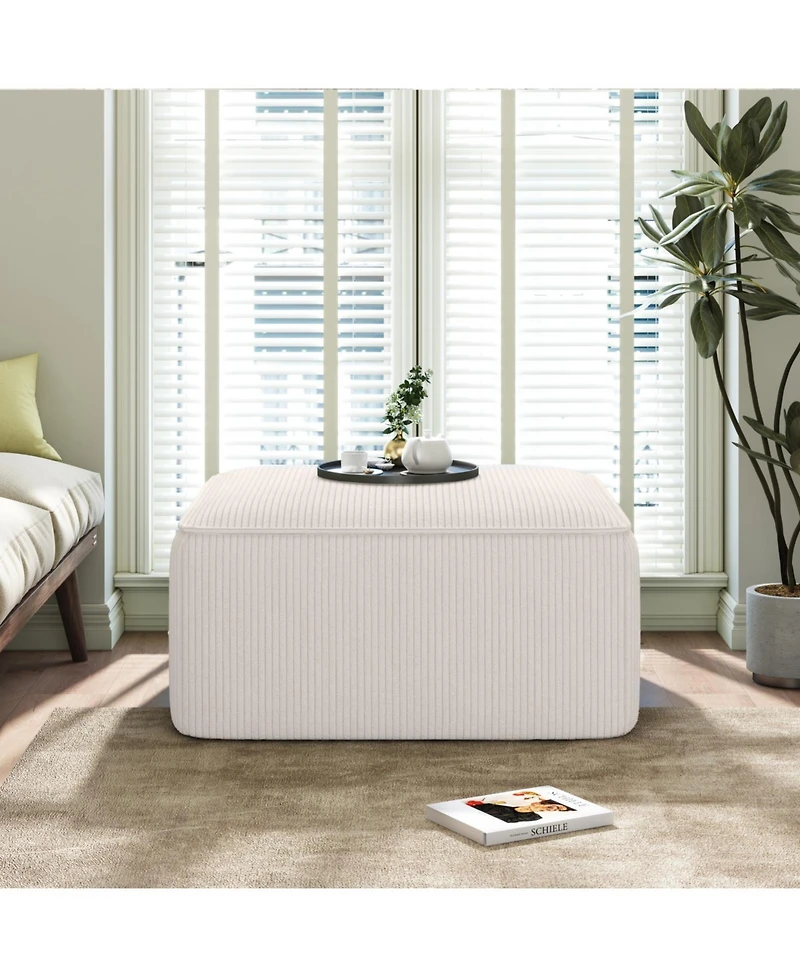 Streamdale Furniture Upholstered Square Ottoman
