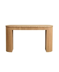 Streamdale Furniture Modern Console Table with Drawer - Nature