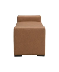 Streamdale Furniture Stylish and Durable Faux Leather Ottoman