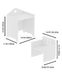 Streamdale Furniture Kids Montessori Table & Chair Set, Adjustable Height